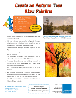 Create an Autumn Tree Blow Painting