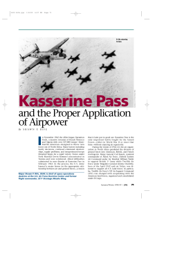 Kasserine Pass and the Proper Application of Airpower