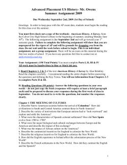Advanced Placement US History