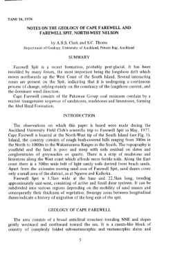 NOTES ON THE GEOLOGY OF CAPE FAREWELL AND FAREWELL