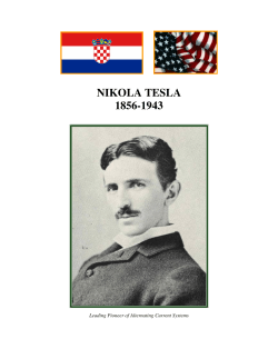 NIKOLA TESLA 1856-1943 - hevac
