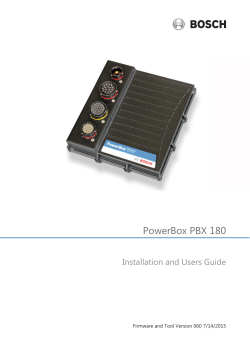 PowerBox PBX 180 - Bosch Motorsport