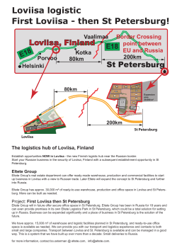 Loviisa + St. Petersburg