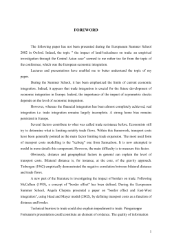 an empirical investigation through the Central