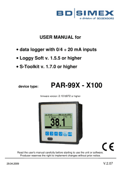 PAR-99X - X100 - PCE Instruments
