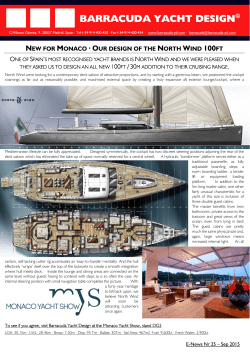 E-news n&ordm; 25 - Barracuda Yacht Design