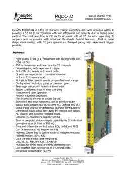 MQDC-32 - mesytec