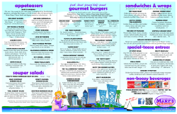Menu - Hamburger Mary`s