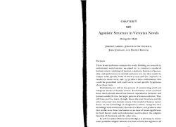 Agonistic Structure in Victorian Novels