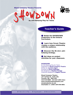 Adobe PDF Format - Mixed Company Theatre