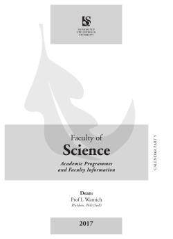 Science - Stellenbosch University