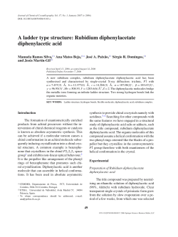 A ladder type structure: Rubidium diphenylacetate