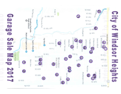Garage Sale Map 2017 - City of Windsor Heights