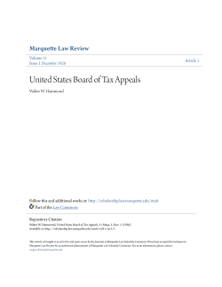 United States Board of Tax Appeals