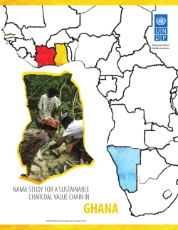 nama study for a sustainable charcoal value chain in