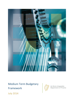 Medium Term Budgetary Framework