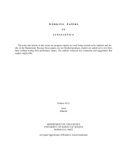 English Irregular Past Tense Verb Data from Three Korean Returnee