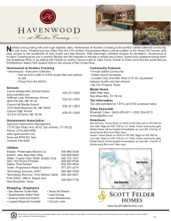 Tax Information Sales Associate Havenwood at Hunters Crossing