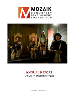annual report january 1st&ndash; december 31st 2010