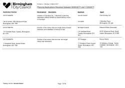 - Birmingham City Council