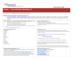 Standard 3.2 Identify short