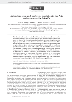 A planetaryscale landsea breeze circulation in East Asia and the