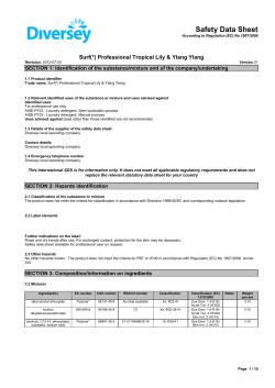 Safety Data Sheet