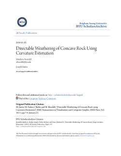 Directable Weathering of Concave Rock Using Curvature Estimation
