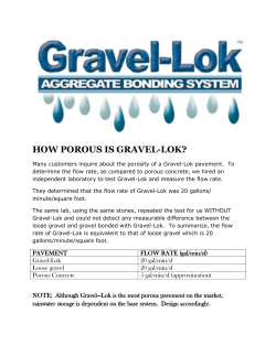 Gravel-Lok Porosity - HDG Building Materials