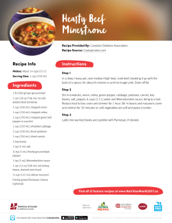 Hearty Beef Minestrone