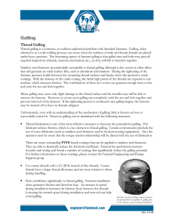 Galling - Fastenal