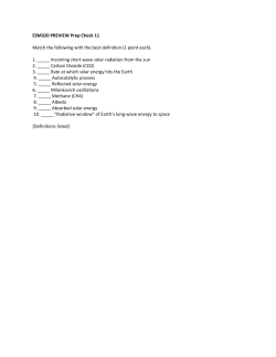 ESM320 PREVIEW Prep Check 11 Match the following with the best