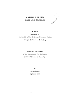 AN AZEOTROPE IN THE SYSTEM BROMINE