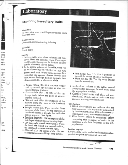Human traits-STEVENS lab