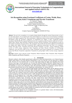 Iris Recognition using Fractional Coefficients of Cosine, Walsh, Haar