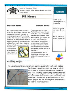 P5 News - Mr. Nichols at PCMS