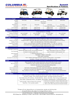 Summit Spec Sheet