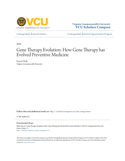 Gene Therapy Evolution