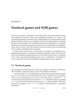 Nonlocal games and XOR games