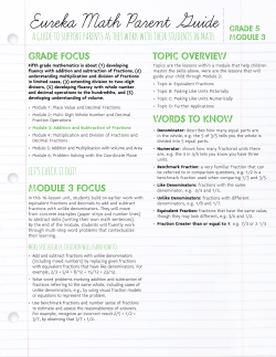 Eureka Math Parent Guide