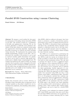 Parallel BVH Construction using k