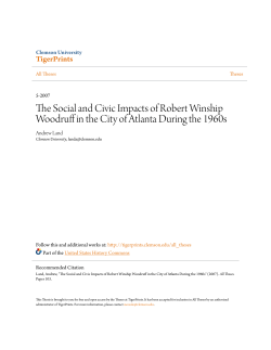 The Social and Civic Impacts of Robert Winship