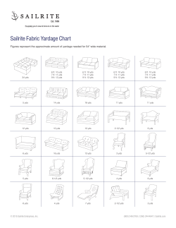 Sailrite Fabric Yardage Chart
