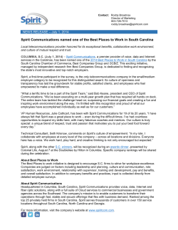 Spirit Communications named one of the Best Places to Work in
