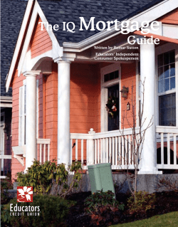 Mortgage Guide - Educators Credit Union