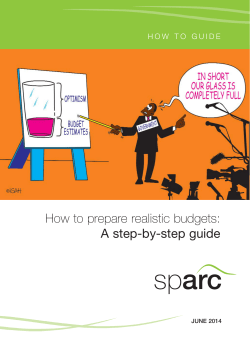 How To Prepare Realistic Budgets