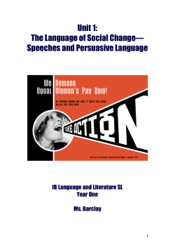 The Language of Social Change