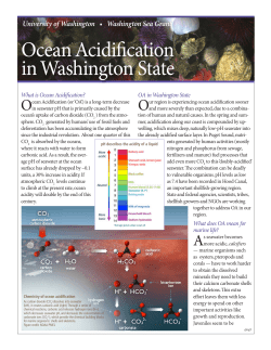 Ocean Acidification in Washington State