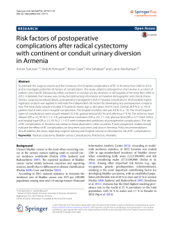 Risk factors of postoperative complications after