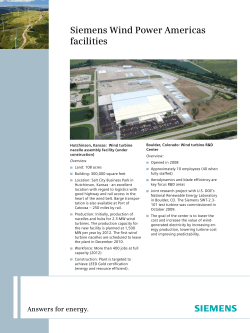Siemens Wind Power Americas facilities